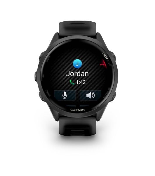Умные часы Garmin Forerunner 570, 1.4" AMOLED, Wi-Fi, Bluetooth, NFC, 50м, черный / темно-серый