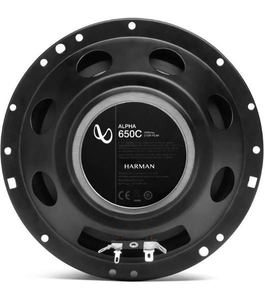 Колонки автомобильные Infinity Alpha 650C 315Вт 91дБ 4Ом 16.5 см (6 1/2дюйм) (ком.: 2 кол.) компонентные двухполосные