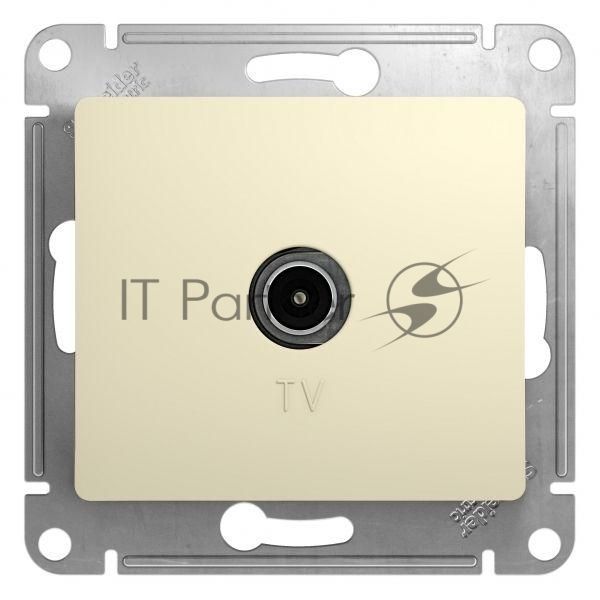 Механизм розетки TV 1-м СП Glossa 1DB беж. SchE GSL000291