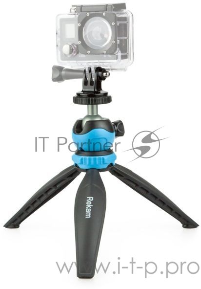 Штатив Rekam Pokipod настольный черный пластик/металл (143гр.)