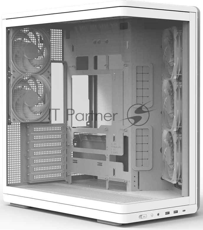 Компьютерный корпус ZALMAN MidTower P60 белый (ATX, без БП, 5x120мм ARGb fans, 1xUSB Type C, 2xUSB 3.0) (Zalman P60 белый)