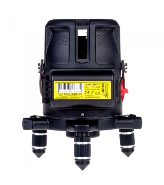 Уровень ADA PROLINER 4V дальность20(70)м точность0.2мм/м лазер2 кейс