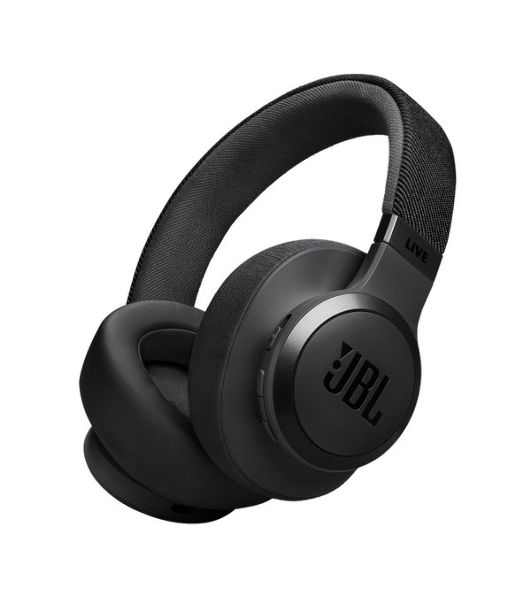 Беспроводные/проводные наушники JBL Live 770NC черный, полноразмерные, Bluetooth 5.3 + проводной, адаптивное шумоподавление , до 65 ч