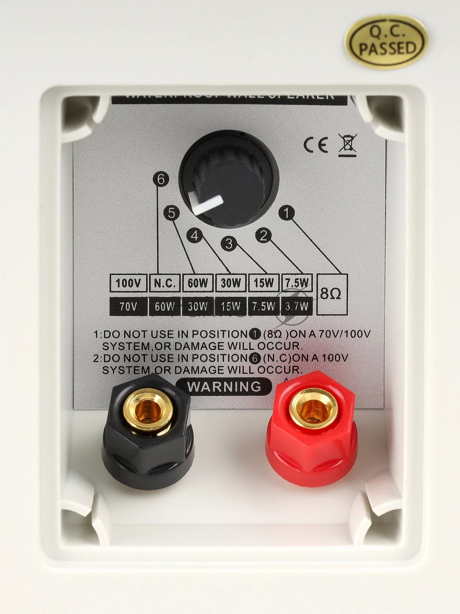 Акустическая система Intrend ITSPK-MSK6-W двухполосная, корпусная: 6"СЧ, 1"ВЧ, 7.5Вт/15Вт/30Вт/60Вт 100V/70V/8Ом, IP66. Корпус полипропилен, алюминиевый гриль. Цвет белый. Крепление в комплекте. (в упаковке 2шт, цена указана за 1шт)