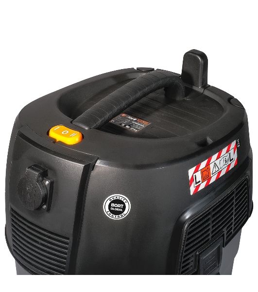 Строительный пылесос Bort BAX-1530M-Smart Clean 1600Вт (уборка: сухая/влажная) черный