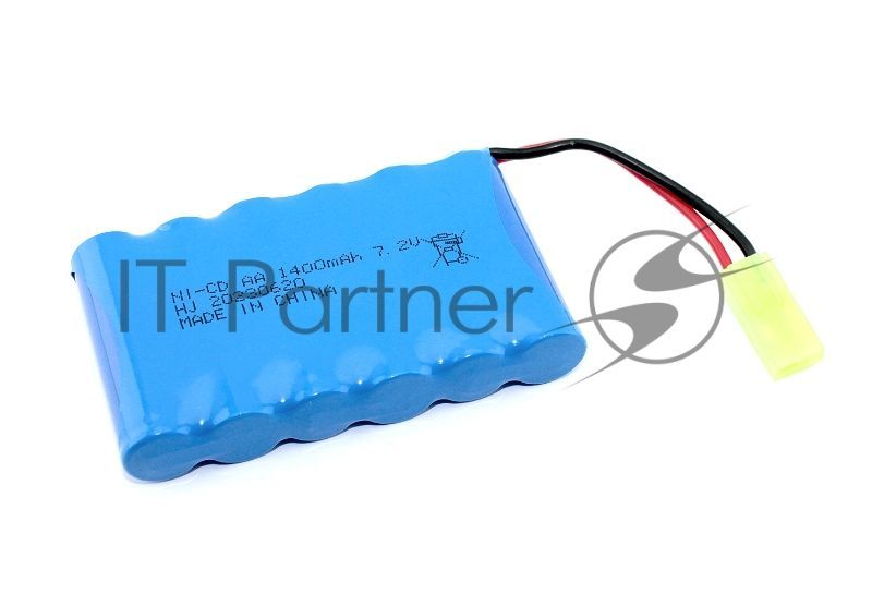 Аккумулятор Ni-Cd 7.2V 1400 mAh AA Flatpack разъем Tamiya