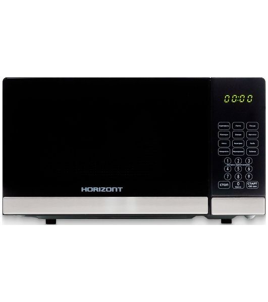 Микроволновая печь Horizont HSD202B черный, 20 л, 700 Вт, переключатели - сенсор