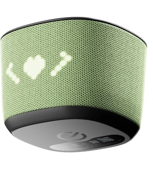 Умная колонка Sber Boom Home, 8Вт, с экраном, 1 динамик, часы, мультирум, TWS, Zigbee хаб, Wi-Fi, Bluetooth 5.0, Zigbee, Салют, фисташковый