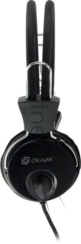 Проводные наушники Oklick HS-M200 черный, накладные, Jack 3.5 мм