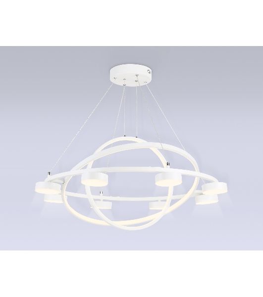 Светильник Ambrella light FL51777/3+8 WH белый 3000K/4200K/6400K 112W D800/580/400*1200 (ПДУ ИК)
