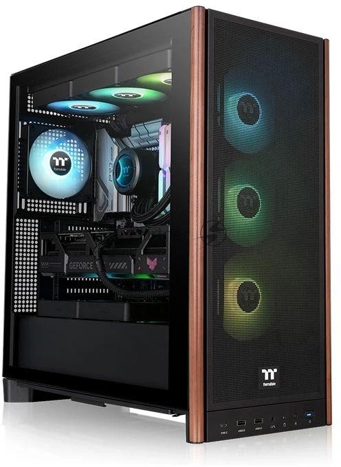Корпус Thermaltake S370 WS, Midi-Tower, чёрный, 4 x 120 мм