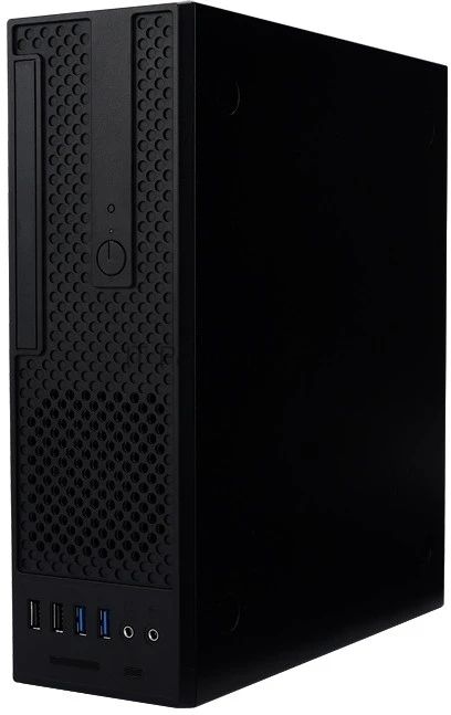Компьютерный корпус Slim Desktop INWIN CJ708BL IP-S265AU7-2 80plus Bronze, U3*2+U2*2+A(HD)+TYPE 3.1C + FAN 80*15мм + intrusion switch INWIN Slim Case
