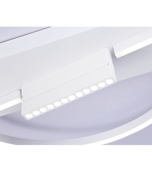 Светильник Ambrella light FL51459/1+1 WH белый 72W 3000K-6400K+4200K D600*110 (ПДУ РАДИО 2.4G)