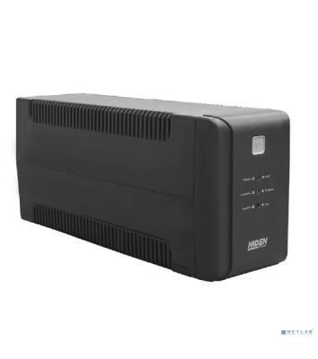 Источник бесперебойного питания HIDEN EXPERT ULI600E 600ВА/360Вт Линейно-интерактивный,4xIEC C13 LED, USB, встроенный АКБ 1 x 12В/7Ач УТ-00002431