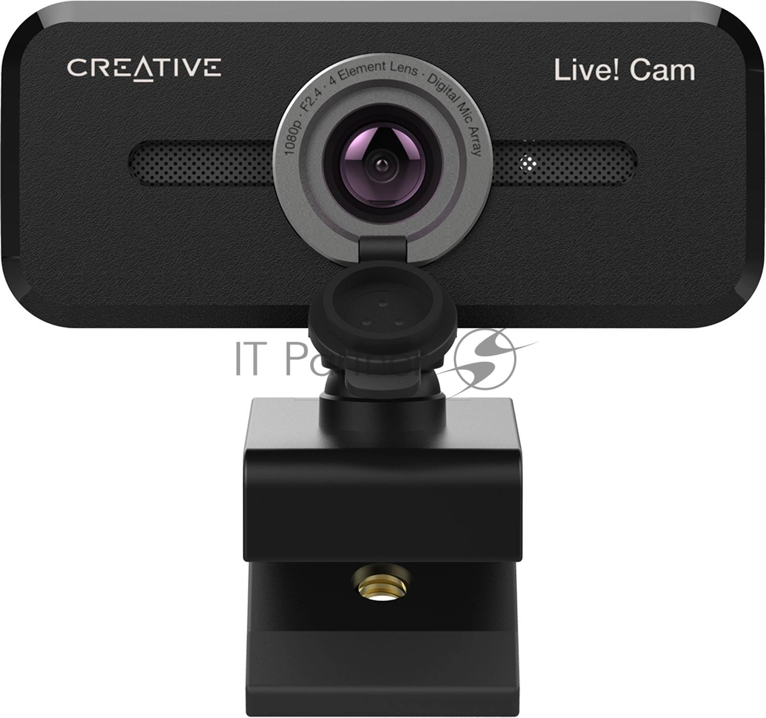 Веб-камера Creative Live! Cam Sync 1080p V2 1920x1080, 30 кадр/с, USB Type-A, микрофон, шторка приватности, универсальное крепление