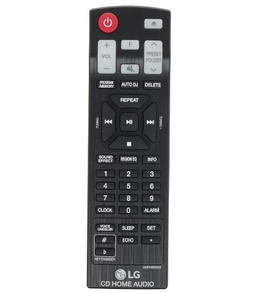 Мини-аудиосистема LG CJ44 черный 480Вт FM USB BT