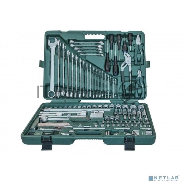 Набор инструмента универс. Jonnesway S04H524128S18 1/2" и 1/4" DR, 128 пред. /юбилейная серия/ 49985