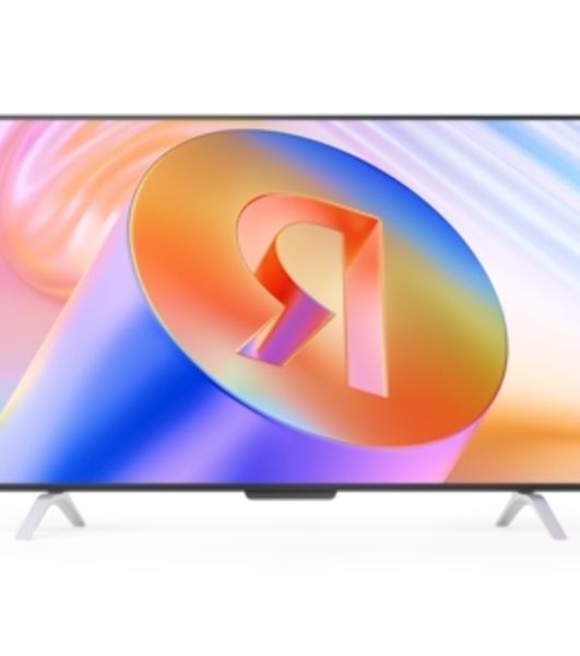 Телевизор Яндекс 55" YNDX-00101 черный QLED UHD 60Hz Алиса