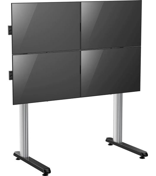 Стойка для телевизора Cactus CS-FS-TV4-PRO черный, 45-55" макс. 50 кг, напольный мобильный