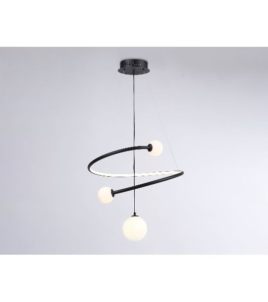 Светильник Ambrella light FL66303 BK черный 39W 3000K-6400K+G9 D500*1200 (ПДУ ИК)
