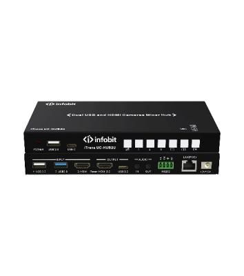 Коммутатор Infobit iTrans UC-HUB2U Dual USB and HDMI Cameras Mixer Hub