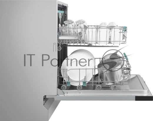 Встраиваемая посудомоечная машина Weissgauff BDW 6135 D Inverter AutoOpen Timer Floor, серебристый, 59.8 см, 14 компл., 49 дБ, класс А+++