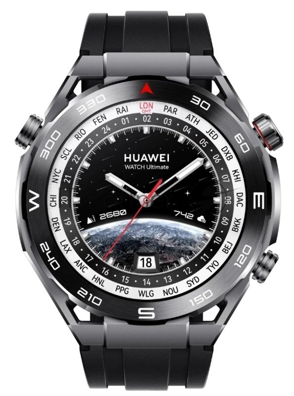 Смарт-часы Huawei Watch Ultimate CLB-B19 черный/черный
