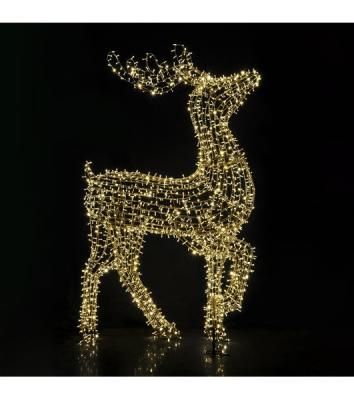 Фигура объемная Neon-night "Северный олень" 300х200 см, 3000 LED, IP65, цвет свечения теплый белый