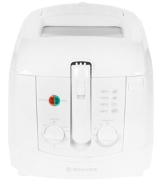 Фритюрница BRAYER BR2830 белый, 1800 Вт, 3 л, 0.6 кг, съёмная чаша