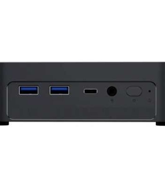 Компьютер Chuwi AuBox Intel Core Ultra 7 256V(2.2Ghz)/16384Mb/1000PCISSDGb/Int:Intel Iris Xe Graphics/BT/WiFi/war 1y/0.865kg/Gray/Win11Pro + DDR5 (no Slots)/USB3.2*5/HDMI*2/DP*1/RJ45*1/WIFI6E,BT5.3/Tipe-C*2/bracket/Aluminum Alloy + Galvanize