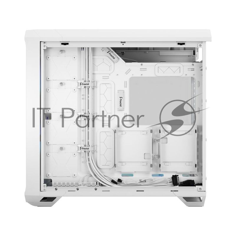 Компьютерный корпус без блока питания Fractal Design Torrent RGb TG Clear Tint, Full-Tower, 2x180мм + 3x140мм RGb, 2xUSB-A 3.2 + 1xUSB 3.2 Type-C E-ATX, SSI-CEB, SSI-EEB, ATX, mATX, mITX белый
