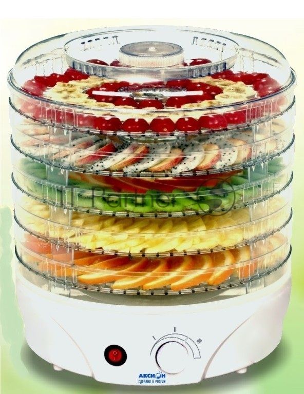 Сушка для фруктов и овощей Аксион Т 33 5под. 190Вт белый