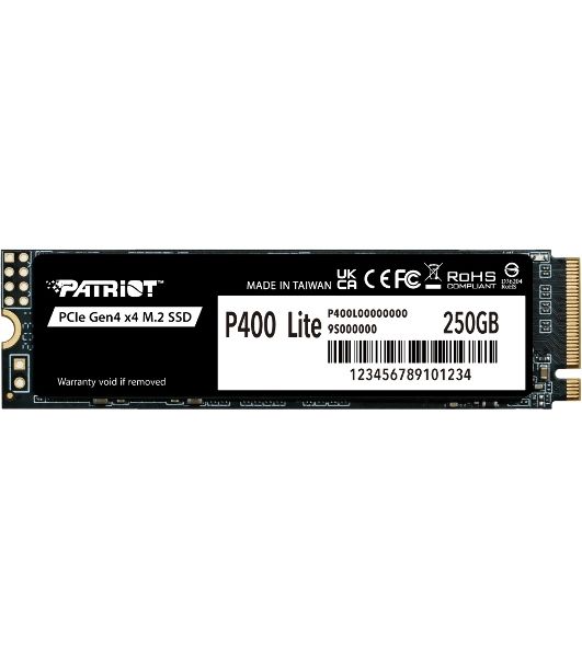 Накопитель SSD M.2 2280 PCIE 250Gb P400 Lite PATRIOT P400LP250GM28H