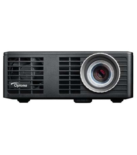 Проектор Optoma ML750e (DLP, LED, WXGA 1280x800, 700Lm, 15000:1, HDMI, USB, MHL, MicroSD, 1x1W speaker, 3D Ready, led 20000hrs, черный, 0.38kg)