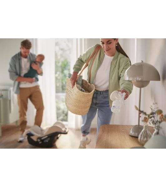 Молокоотсос ручной Philips SCF430/13, вес 0.3 кг, технология Natural Motion, мягкая насадка с адаптивной формой, 3 контейнера для 180 мл. для хранения молока в комплекте