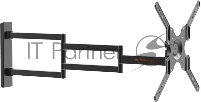 Кронштейн для телевизора Arm Media LCD-900 черный, 22"-55" макс. 18 кг, настенный, поворот и наклон