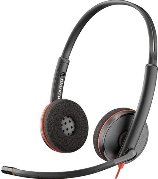 Гарнитура Plantronics Blackwire 3225 чёрный, проводная, USB/3.5 мм