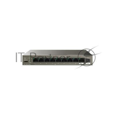 Коммутатор неуправляемый Ethernet IP-COM G1110PF-8-102W 9GE+1SFP с 8 портами PoE