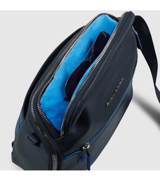 Сумка Piquadro Blue Square CA6900B2/BLU2 темно-синяя натур.кожа