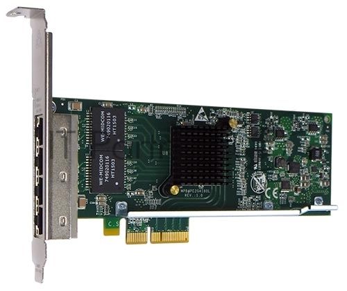 Сетевой адаптер Quad Port Copper Gigabit Ethernet PCI Express Server Adapter Intel® based (PE2G4I35L) OEM (аналог Intel I350-T4)