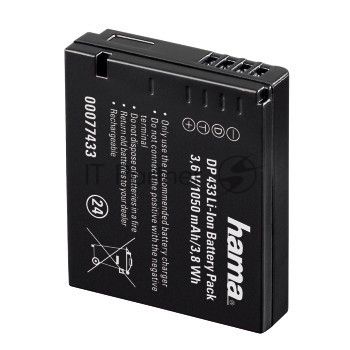 Аккумулятор Hama H-77433 Li-Ion DP 433 3 6В/1050мАч для фотокамер Panasonic DMW-BCJ13E