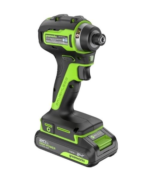 Винтоверт Greenworks ID3170 аккум. патрон:шестигр.1/4" (3804907CUC)