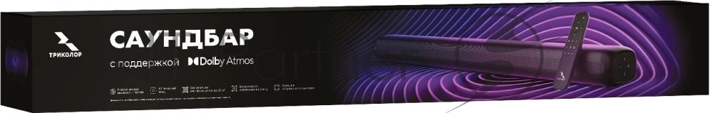 Саундбар Триколор TR-SB-02 2.1 100Вт+40Вт черный