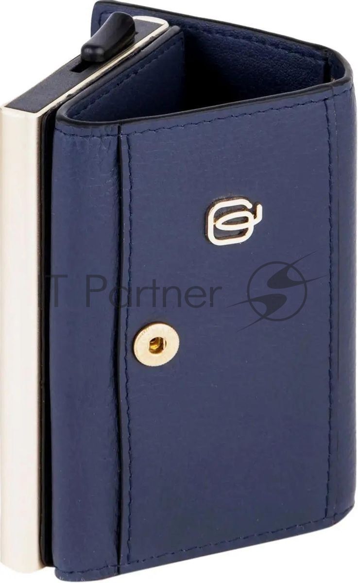Картхолдер Piquadro Lyra PP5649W92R/BLU4 синий, натуральная кожа