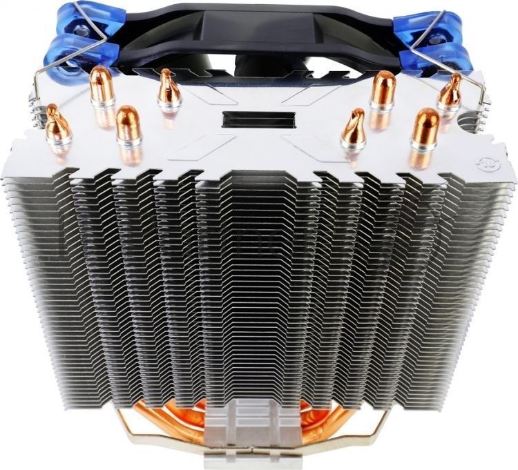 Кулер для процессора AeroCool Verkho 4 серебристый, 120 мм, алюминий/медь, 2000 об/мин, 27 дБ, 4 pin, 140 Вт, 156.5 мм