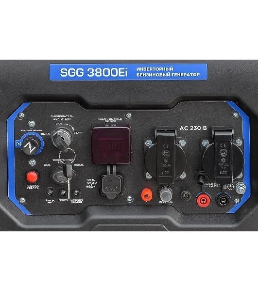 Электрогенератор бензиновый инверторный ТСС SGG 3800Ei, 3.6 кВт, 74 дБ, 34 кг