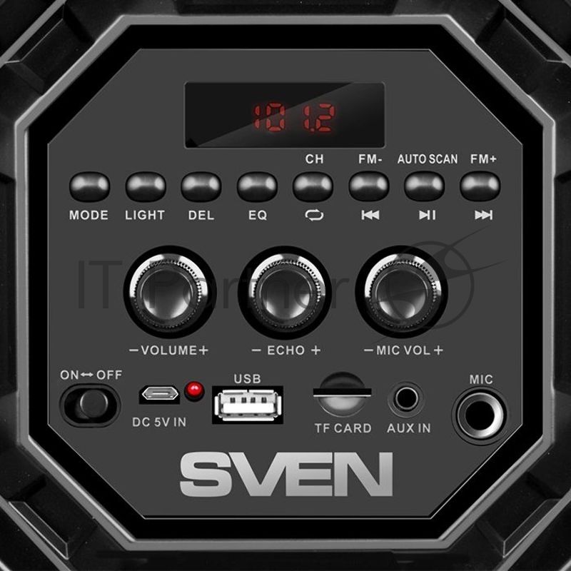 Колонка портативная Sven PS-550 черный 36W 2.0 BT/3.5Jack/USB 10м 2000mAh