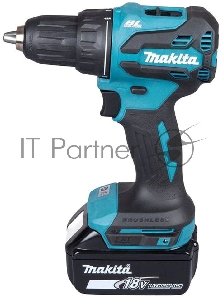 Дрель-шуруповерт Makita DDF490F002, 18 В, 3 Ач, 50 Нм, бесщеточный