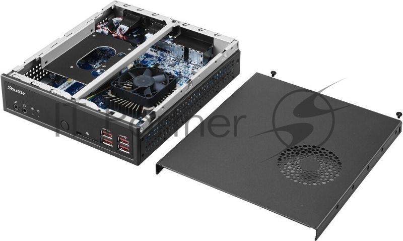Платформа системного блока Shuttle DH32U SHU-DH32U-(MOTHERBOARD_V.2.X (Pentium 7505)-NPI,черный-90W3P,W/O HDD), W/O EDID/ALC662/ALC888,Genesys (004440)