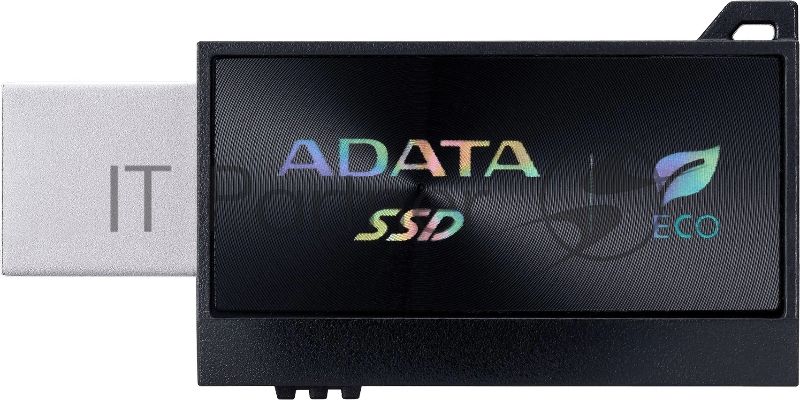 Внешний SSD ADATA SC730, 512 Gb, USB 3.2 Gen 2 Type-A/Type-C, R/W 600/600, черный
